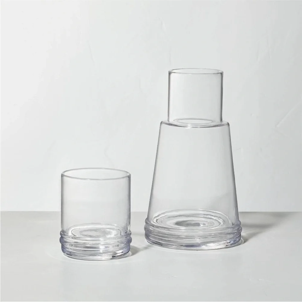 Hearth & Hand Magnolia 23.5oz Glass Carafe & Tumbler Set